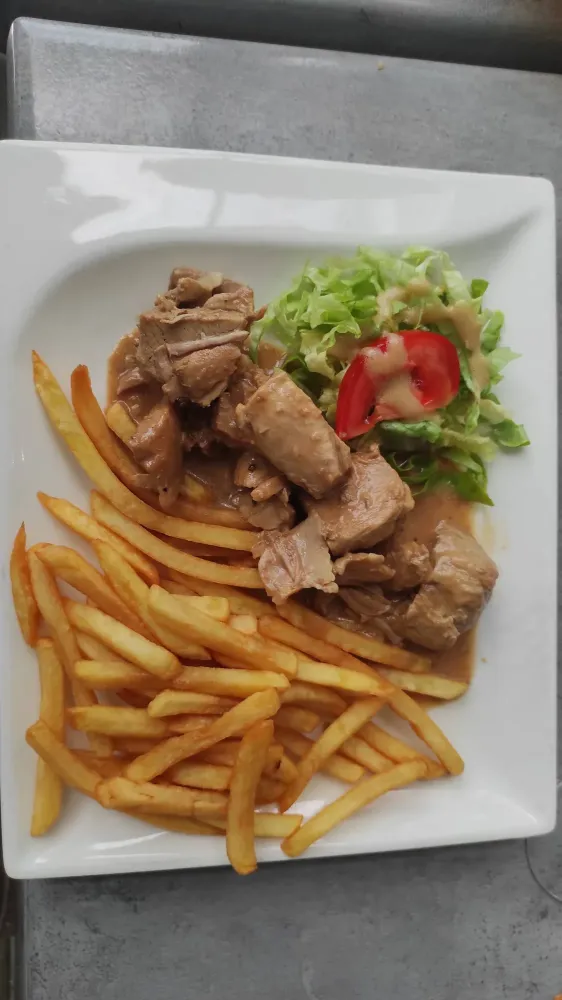 viandes et frites